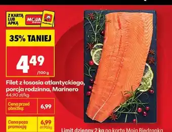 Biedronka Filet z łososia atlantyckiego, porcja rodzinna oferta