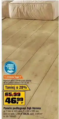 OBI Panele podłogowe Dąb Verona oferta