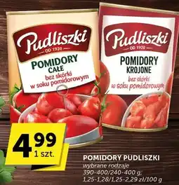 ABC Pomidory całe, krojone bez skórki w soku pomidorowym oferta