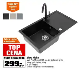 OBI Zlew Alpha oferta