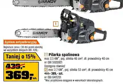 OBI Pilarka spalinowa moc 2,5 KM, poj. silnika 46 cm³, dł. prowadnicy 40 cm oferta