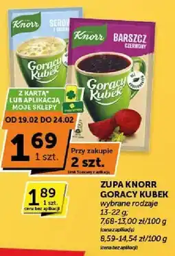ABC Zupa Gorący kubek wybrane rodzaje oferta