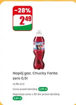 Dino Napój gazowany Chucky Fanta zero oferta