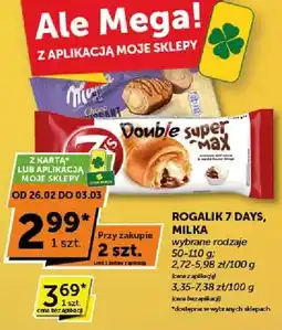 ABC Rogalik 7 Days Milka wybrane rodzaje oferta