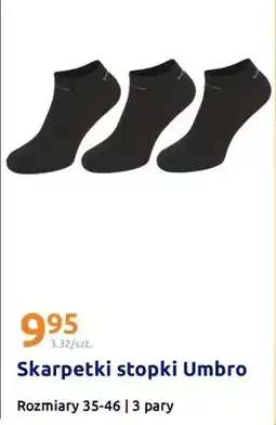 Action Skarpetki stopki czarne 3-pak oferta