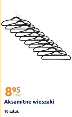 Action Wieszaki aksamitne 10 szt oferta