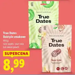 Lidl Daktyle smakowe sour apple oferta