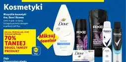 Lidl Wszystkie kosmetyki Dove, Axe, Rexona oferta