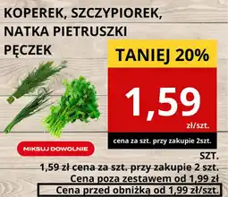 Supeco Koperek, szczypiorek, natka pietruszki oferta