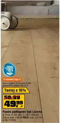 OBI Panele podłogowe Dąb Lacerta oferta