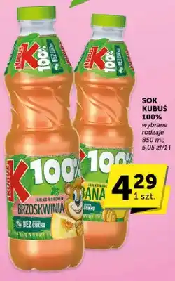 ABC Sok Kubuś 100% wybrane rodzaje oferta