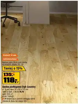 OBI Deska podłogowa Dąb Country oferta