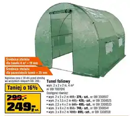OBI Tunel foliowy wym. 2 x 2 x 2 m, 4 m² oferta
