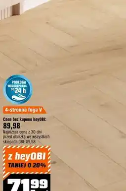 OBI Panele podłogowe Dąb Cetina oferta