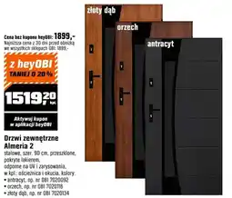 OBI Drzwi zewnętrzne Almeria 2 oferta