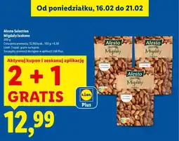 Lidl Migdały łuskane 2+1 GRATIS oferta