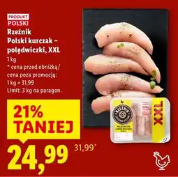 Lidl Polski kurczak - polędwiczki XXL oferta