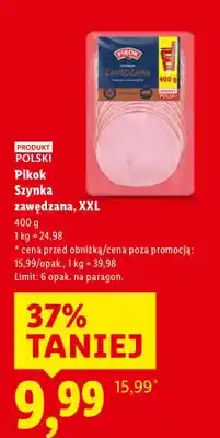 Lidl Szynka zawędzana XXL oferta