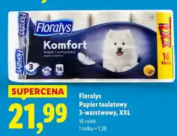 Lidl Papier toaletowy 3-warstwowy 16 rolek oferta