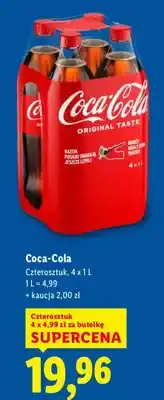 Lidl Napój gazowany Coca-Cola oferta