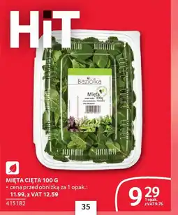 Selgros Baziółka Mięta cięta oferta