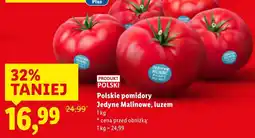 Lidl Pomidory Polski oferta