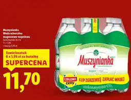 Lidl Woda mineralna Muszynianka oferta