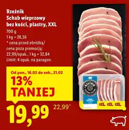 Lidl Schab bez kości Rzeźnik oferta