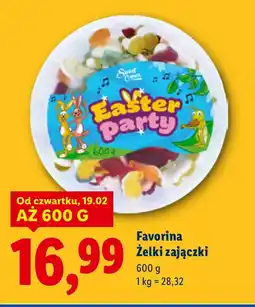 Lidl Żelki Favorina oferta