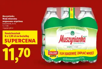 Lidl Muszynianka Woda mineralna oferta