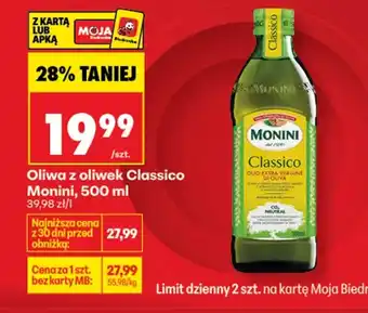 Biedronka Oliwa z oliwek Monini oferta