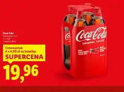 Lidl Coca-Cola Czterosztuk oferta