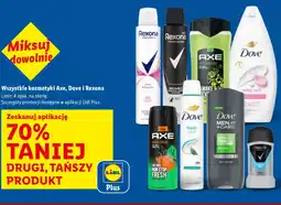 Lidl Axe, Dove, Rexona kosmetyki oferta