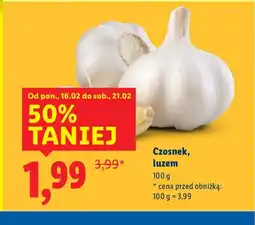 Lidl Czosnek oferta
