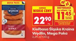 Biedronka Kraina Wędlin Kiełbasa Sląska Mega Paka oferta