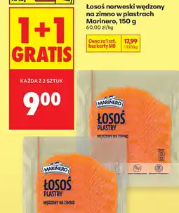 Biedronka Marinero Losoś norweski wędzony oferta