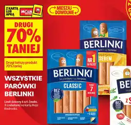 Biedronka Berlinki Parówki oferta