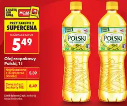 Biedronka Polski olej rzepakowy oferta