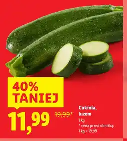 Lidl Cukinia oferta