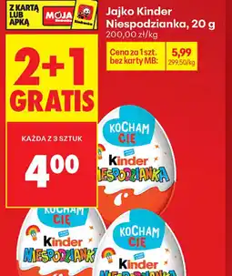 Biedronka Jajko Kinder Niespodzianka oferta