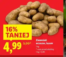 Lidl Ziemniaki wczesne, luzem oferta