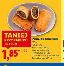 Lidl Pasztecik z pieczarkami oferta
