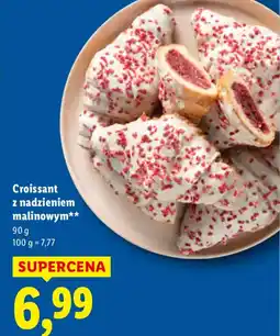 Lidl Croissant z nadzieniem malinowym oferta