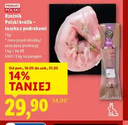 Lidl Rzeźnik Polski królik oferta