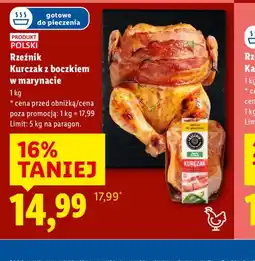 Lidl Rzeźnik Kurczak z boczkiem w marynacie oferta