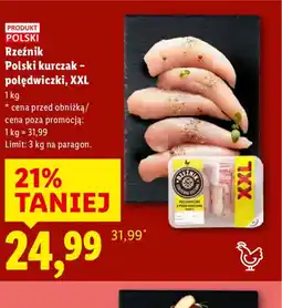 Lidl Rzeźnik Polski kurczak polędwiczki oferta