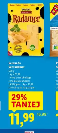 Lidl Serenada Ser Radamer oferta