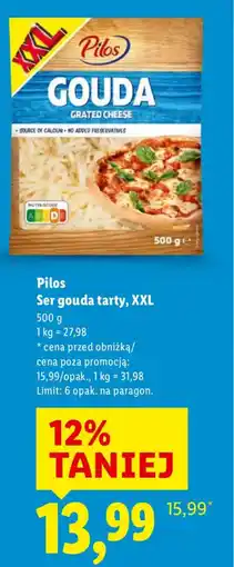 Lidl Pilos Ser gouda tarty oferta