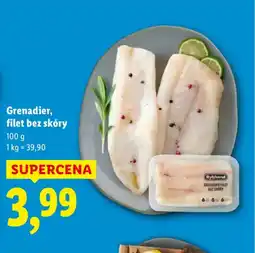 Lidl Rybhand Grenadier filet bez skóry oferta