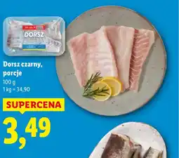 Lidl Dorsz czarny, porcje oferta